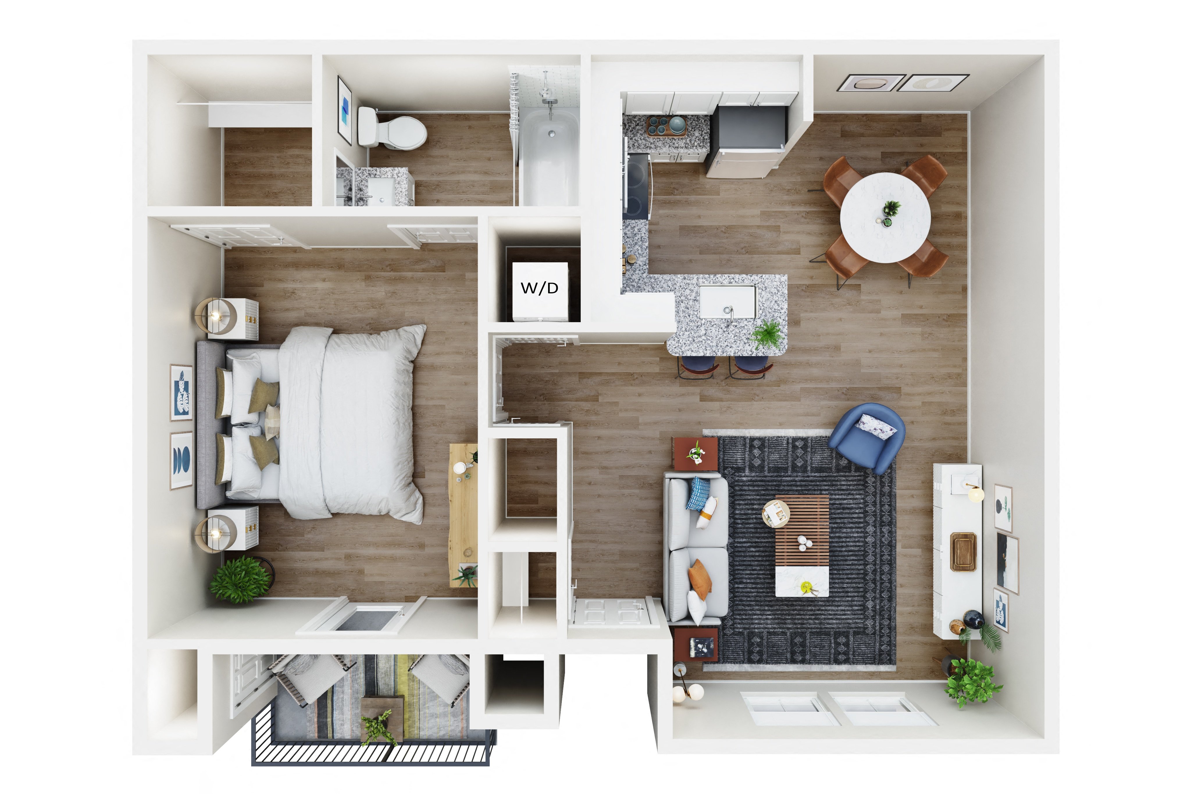 A1 Renovated floor plan